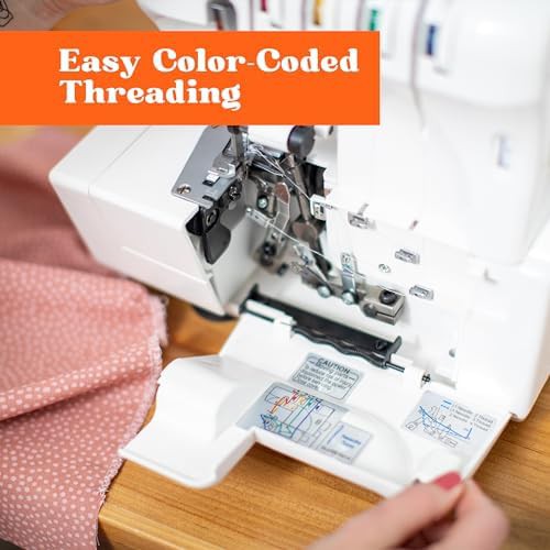 Portable serger with differential feed system — photo 4