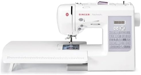 Computerized patchwork quilting and sewing machine