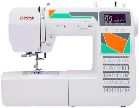 Computerized sewing machine with fifty built-in stitches