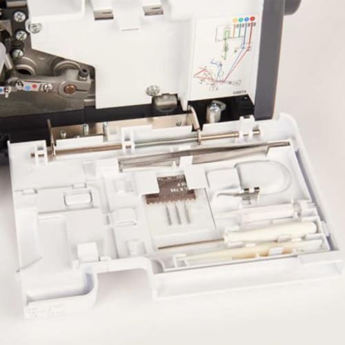 Serger machine with large extension table — photo 5