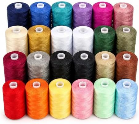 All purpose polyester thread spool set