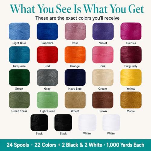 All purpose polyester thread spool set — photo 5