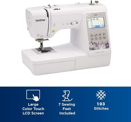 Combined Sewing and Embroidery Machine with LCD — photo 3