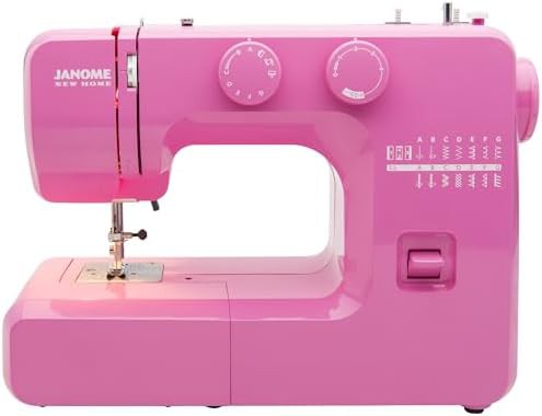 Janome Pink Sorbet manual beginner sewing machine
