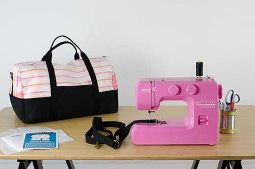 Janome Pink Sorbet manual beginner sewing machine — photo 5