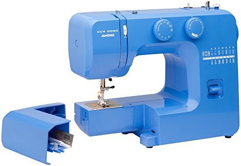 Janome Blue Couture sewing machine with metal frame — photo 4