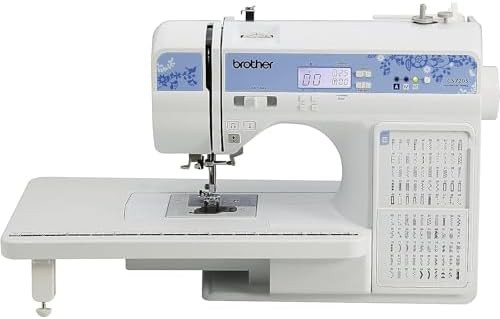 White Computerized Sewing Machine with Wide Table — photo 4