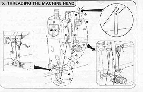 High speed lockstitch for heavy material — photo 3