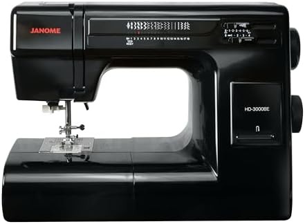 Black heavy duty sewing machine with quilting kit