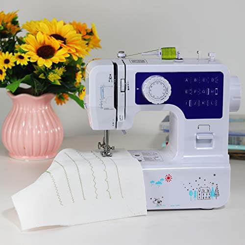 Blue portable sewing machine with free arm — photo 4