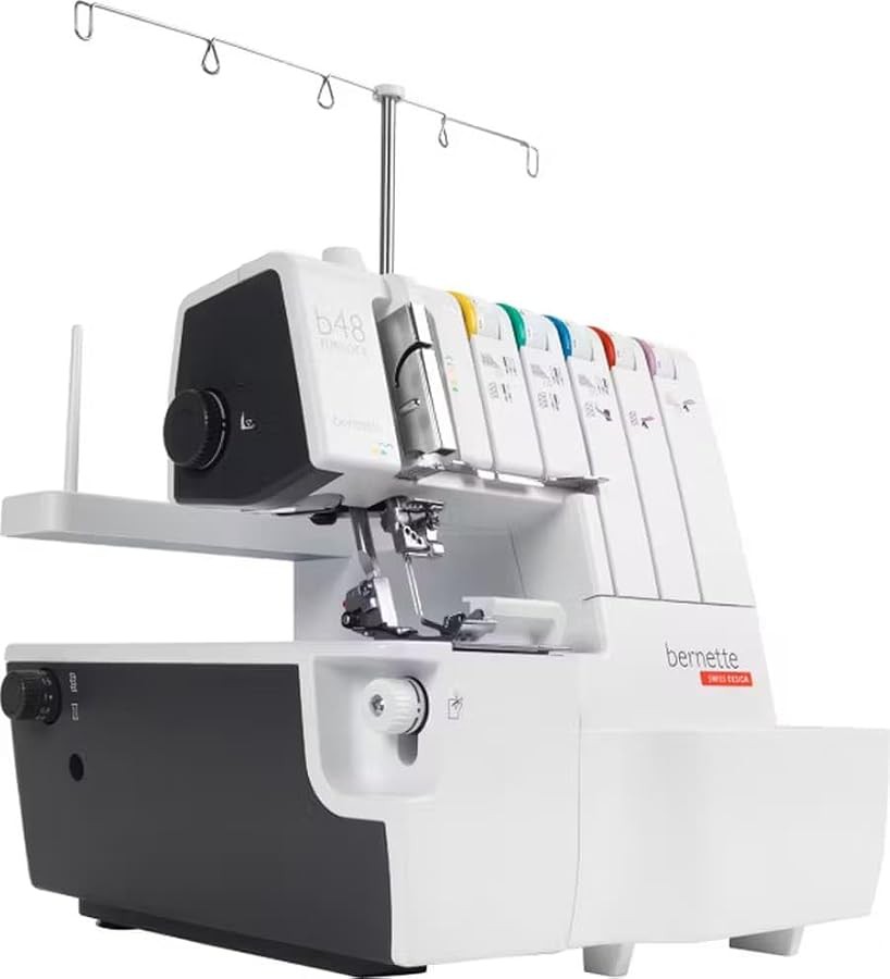 Serger and coverstitch machine for quilting