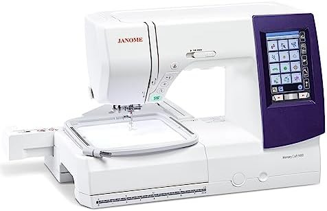 Horizon memory craft embroidery and sewing machine