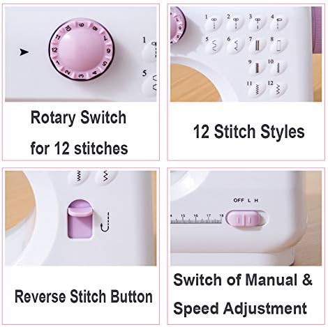 Electric portable mini beginner sewing machine — photo 3