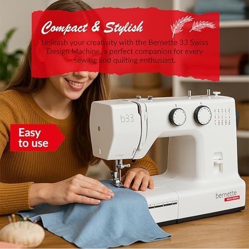 Swiss design mechanical sewing machine with 15 stitches — photo 4