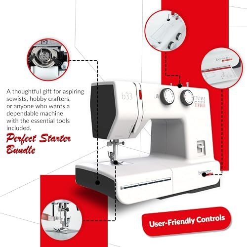 Swiss design mechanical sewing machine with 15 stitches — photo 5