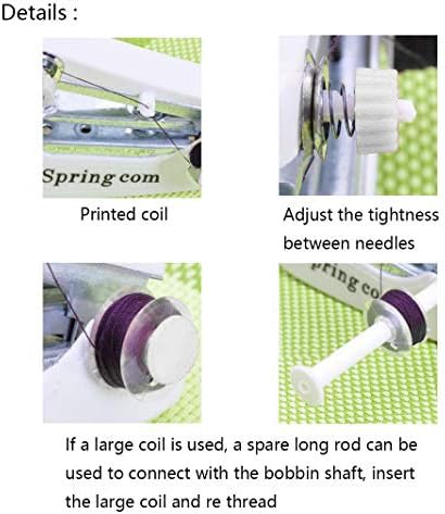 Manual handheld sewing machine with accessory kit — photo 4