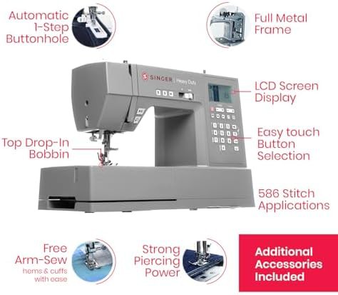 Computerized Heavy Duty Sewing and Embroidery Machine — photo 3