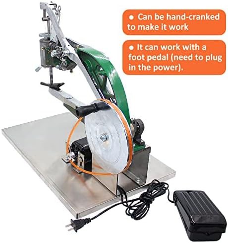 Green electric cobbler machine with stainless base — photo 4