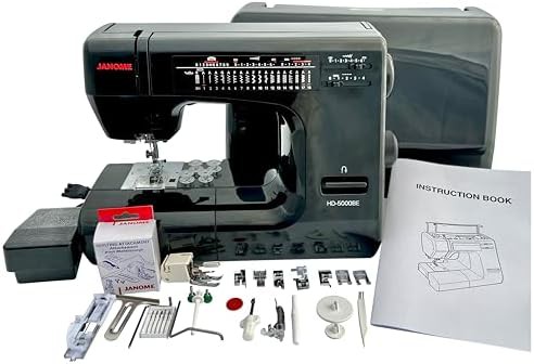 Janome HD-5000 Black Edition heavy-duty machine