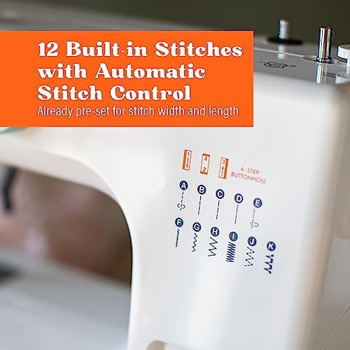 Portable beginner machine with twelve stitches — photo 4