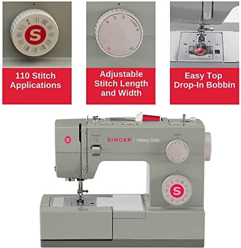 Heavy duty 4452 sewing machine with extension table — photo 5