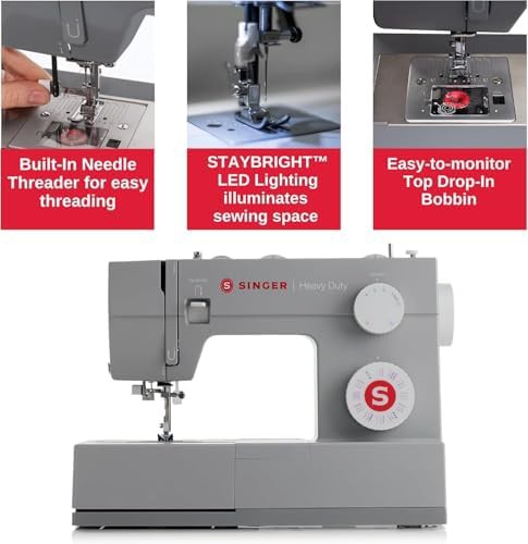 Heavy Duty Sewing Machine with Extension Table — photo 5
