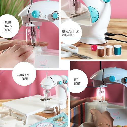 Mini sewing machine with foot pedal — photo 4
