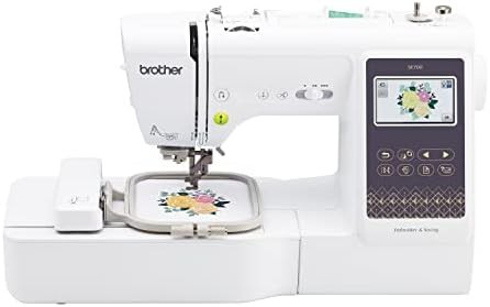 Computerized sewing and embroidery machine with eight feet