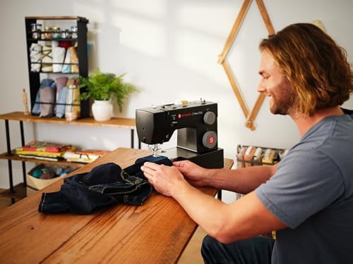 Black High Speed Heavy Duty Sewing Machine — photo 5