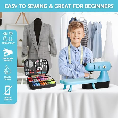 Dual speed kids portable sewing kit — photo 4
