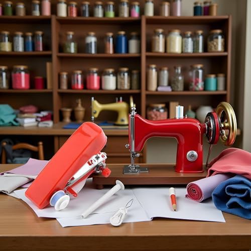 Red manual handheld portable machine — photo 5