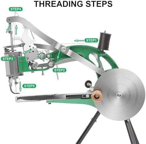 Industrial leather stitching and cobbler repair machine — photo 3