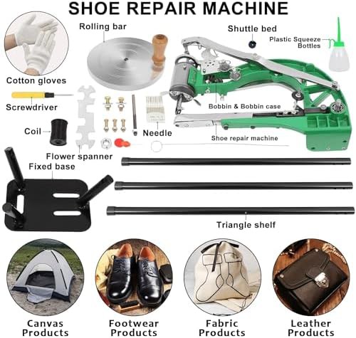 Industrial leather stitching and cobbler repair machine — photo 4