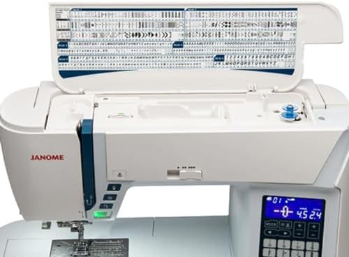 Mid-size white computerized quilting sewing machine — photo 5