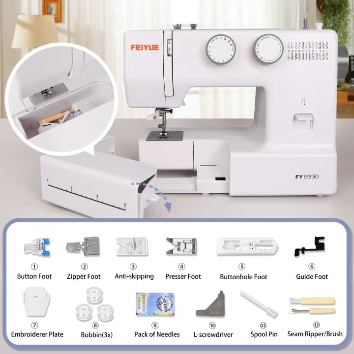 FEIYUE FYe330 home sewing machine with pedal — photo 5