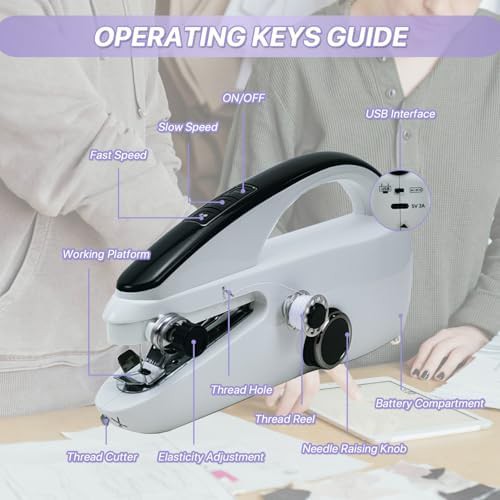 Handheld sewing machine for thin fabrics — photo 5
