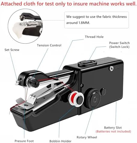 Small black portable handheld stitcher — photo 5
