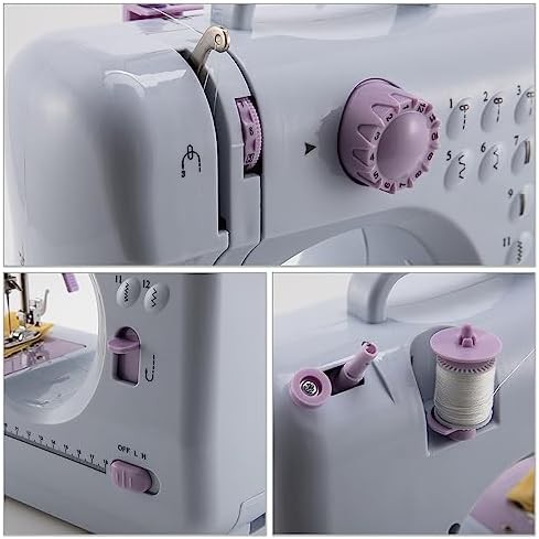 White mini denim twelve stitch machine — photo 5