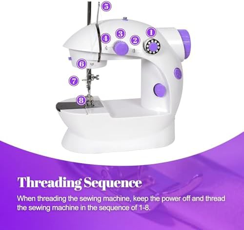 Automatic mini sewing machine with expansion table — photo 5