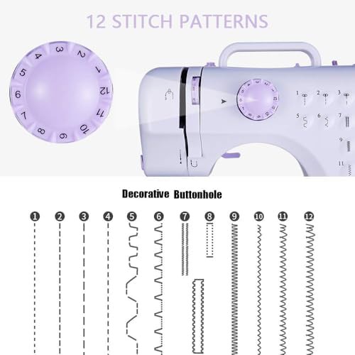 Portable beginner machine with twelve stitches — photo 5