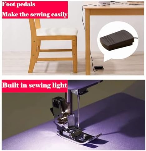 Portable mini sewing machine with extension table — photo 5