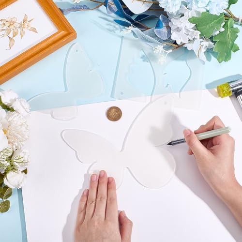 Butterfly wing acrylic quilting ruler templates — photo 4