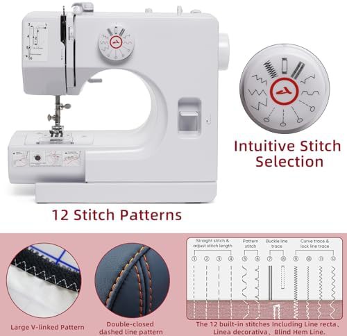 Mini Sewing Machine with 42 Piece Accessory Kit — photo 3