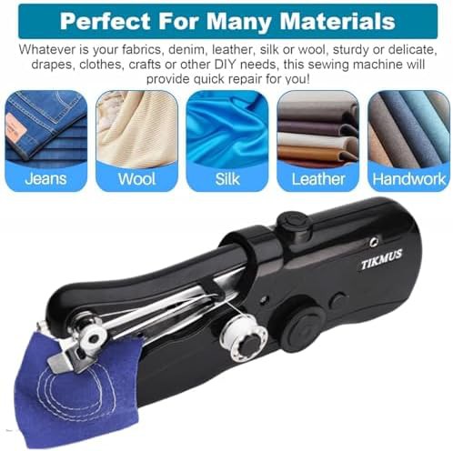 Handheld sewing machine for denim — photo 4