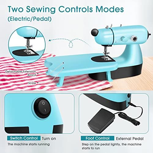 Mini electric sewing machine with storage bag — photo 3