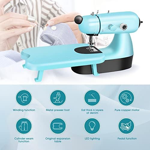Mini electric sewing machine with storage bag — photo 5