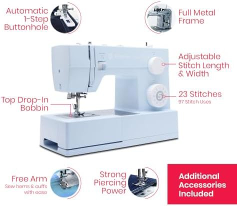 Meltwater Blue Heavy Duty Sewing Machine — photo 3
