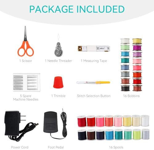 Mini Portable Sewing Machine with 12 Stitches — photo 4