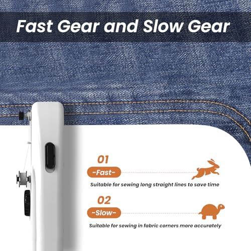 Handheld Dual Speed Portable Sewing Machine — photo 3