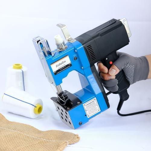 Heavy duty blue corded bag stitcher
